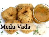 Medu Vada - Indian Donut Recipe - Yummy Crispy South Indian Snack Recipe By Ruchi Bharani [HD]