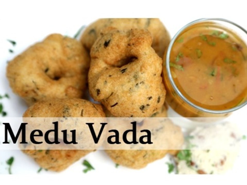 Medu Vada - Indian Donut Recipe - Yummy Crispy South Indian Snack Recipe By Ruchi Bharani [HD]