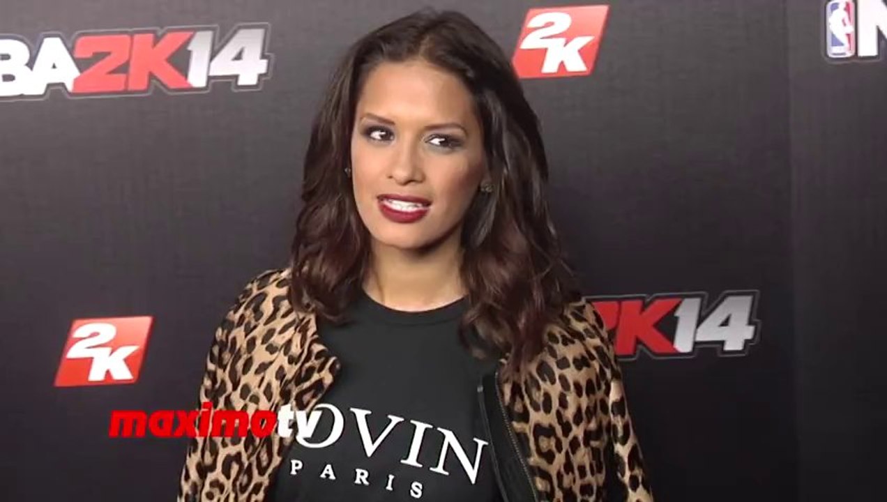 Rocsi Diaz NB2K14 Video Game Launch