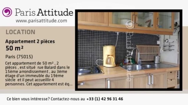 Appartement 1 Chambre à louer - Parc André Citroën, Paris - Ref. 7840