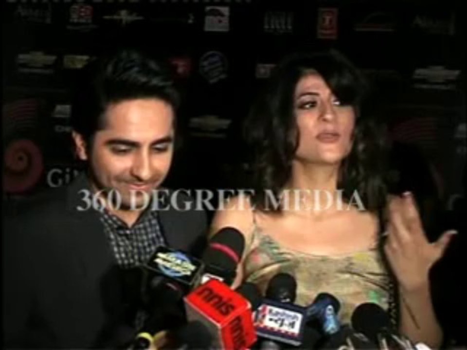Ayushmann Khurana and his wife Tahira Kashyap feels proud at GIMA
