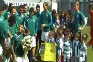 Bursaspor'un minik konukları!