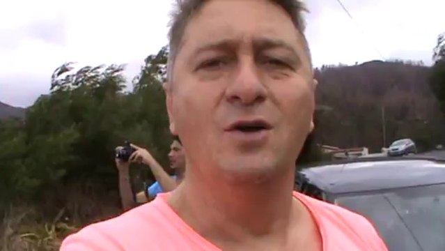 Schlittenfahrt auf Madeira Funchal Monte 25.09.2013 Hubert Fella Matthias und Dagmar Mangiapane