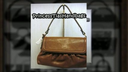 Fendi 8BR445-WTJ Hobo Chef Leather Purse Bag Brown