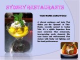 Sydney Restaurants