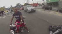 Brésil : Il vole un moto et se fait abattre par la police