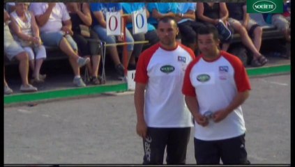 Finale du Mondial doublettes Roquefort Société 2013 : LAMY vs ROCHER