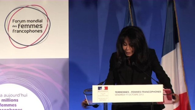 Discours de Yamina Benguigui pour le lancement de Terriennes avec TV5