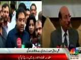 Clash between PPP Qaim Ali Shah and Owais Muzaffar Tappi