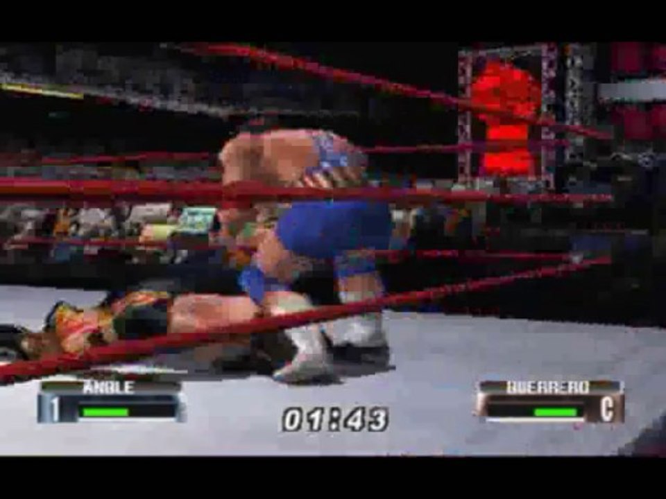 N64 - WWF No Mercy - European Title - Match 1 - Kurt Angle vs Eddie Guerrero