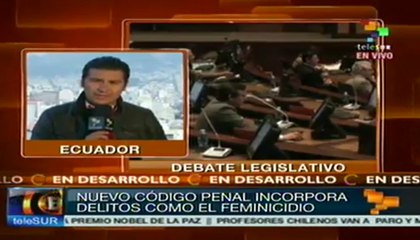 Ecuador discute un nuevo Código Penal