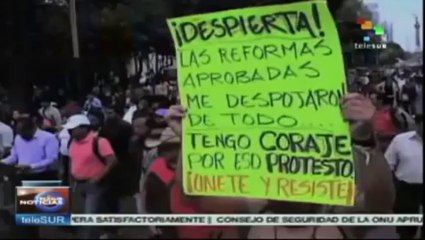 El conflicto magisterial continúa en México