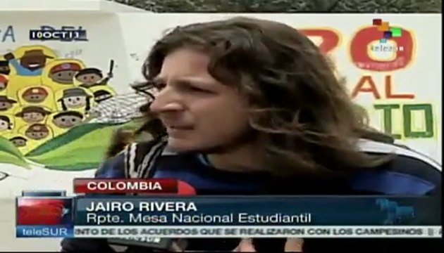 Campesinos colombianos rechazan ley para frenar la protesta social