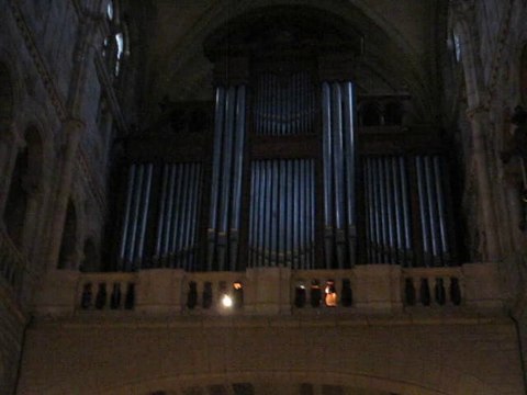 Offertoire d'Alexandre Guilmant. Ludovic Billon au grand-orgue de l'église Saint-Martin de Vitré. Concert du 6 octobre 2013.