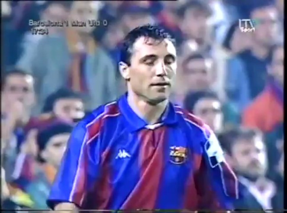 Barcelona-Man Utd 1994-95 1st half