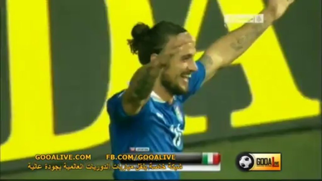 goal italia 1-0 danmark