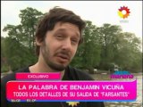 Pronto.com.ar Benjamin Vicuña habla de su salida de Farsantes