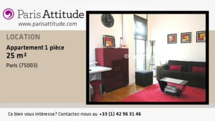 Appartement Studio à louer - Temple, Paris - Ref. 5193