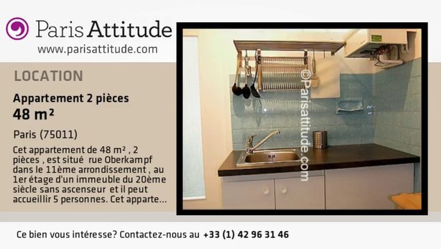 Appartement 1 Chambre à louer - Parmentier, Paris - Ref. 6118