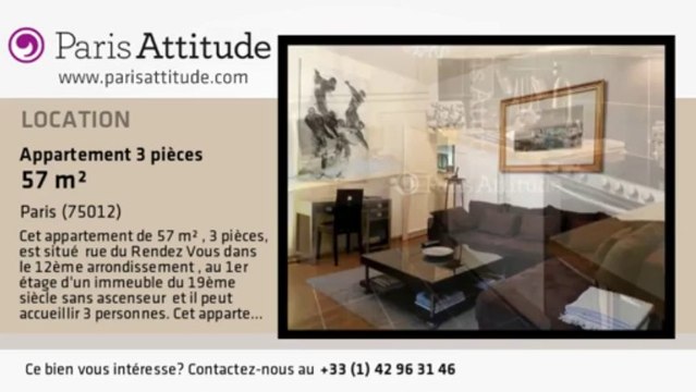 Appartement 2 Chambres à louer - Porte de Vincennes, Paris - Ref. 8086