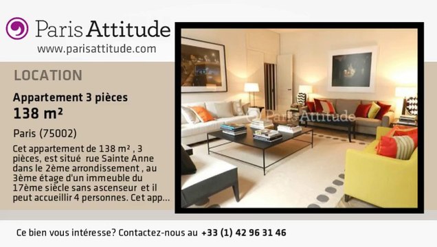 Appartement 2 Chambres à louer - Opéra, Paris - Ref. 8148