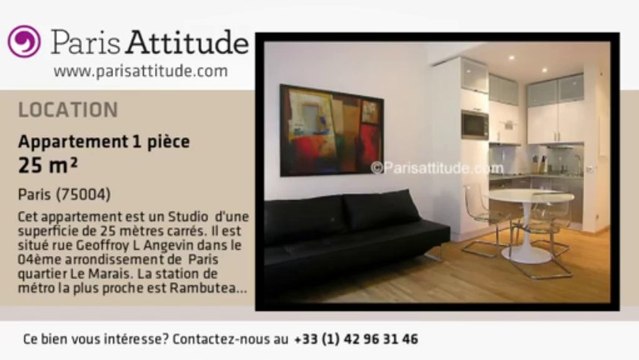 Appartement Studio à louer - Centre George Pompidou, Paris - Ref. 4368