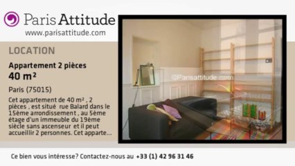 Appartement 1 Chambre à louer - Parc André Citroën, Paris - Ref. 2866