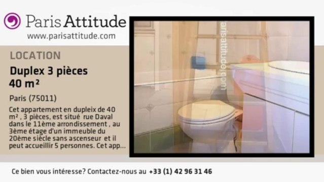 Duplex 2 Chambres à louer - Bastille, Paris - Ref. 5911