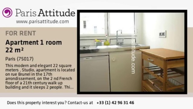 Studio Apartment for rent - Porte Maillot/Palais des Congrès, Paris - Ref. 7463