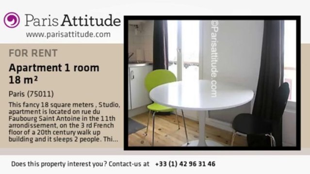 Studio Apartment for rent - Reuilly Diderot, Paris - Ref. 5719