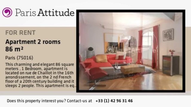 1 Bedroom Apartment for rent - Alma Marceau, Paris - Ref. 8417