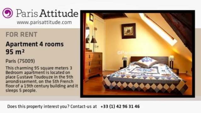 3 Bedroom Apartment for rent - Moulin Rouge/Pigalle, Paris - Ref. 2996