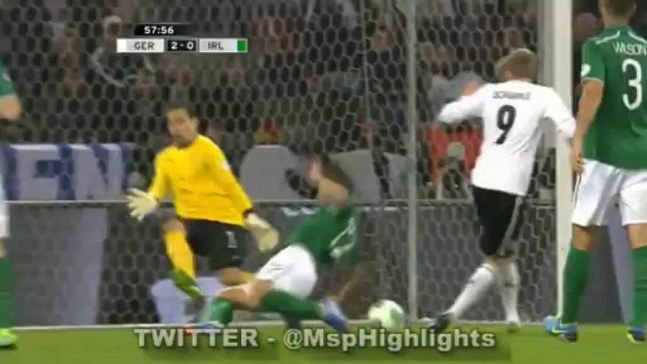 Germany vs Ireland 2:0 Schurrle
