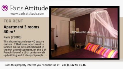 2 Bedroom Duplex for rent - Poissonnière, Paris - Ref. 4959