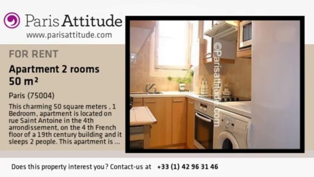 1 Bedroom Apartment for rent - Place des Vosges, Paris - Ref. 2914