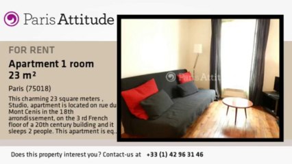 Studio Apartment for rent - Jules Joffrin - Mairie du 18ème, Paris - Ref. 8445