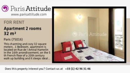 1 Bedroom Apartment for rent - Alma Marceau, Paris - Ref. 7860