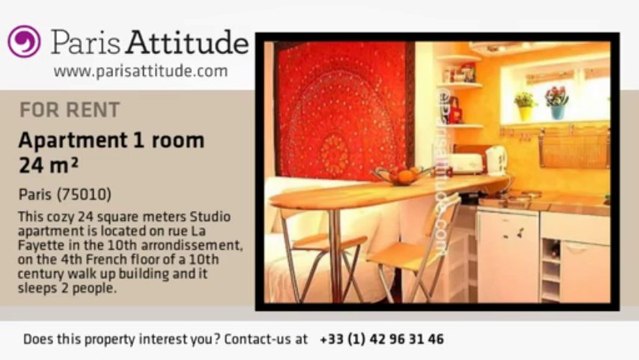 Studio Apartment for rent - Gare de l'Est/Gare du Nord, Paris - Ref. 1817