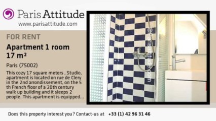 Studio Apartment for rent - Montorgueil, Paris - Ref. 6589