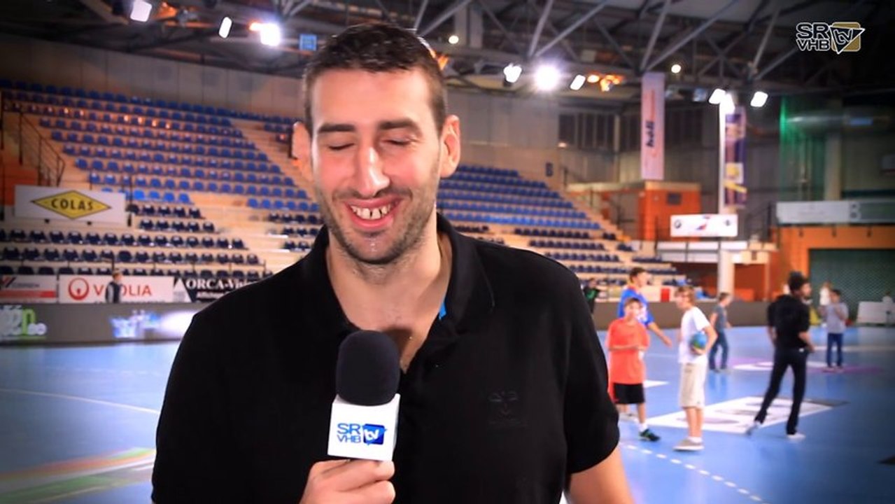 Après-Match Saint-Raphaël/Sélestat Interview Raphaël Caucheteux