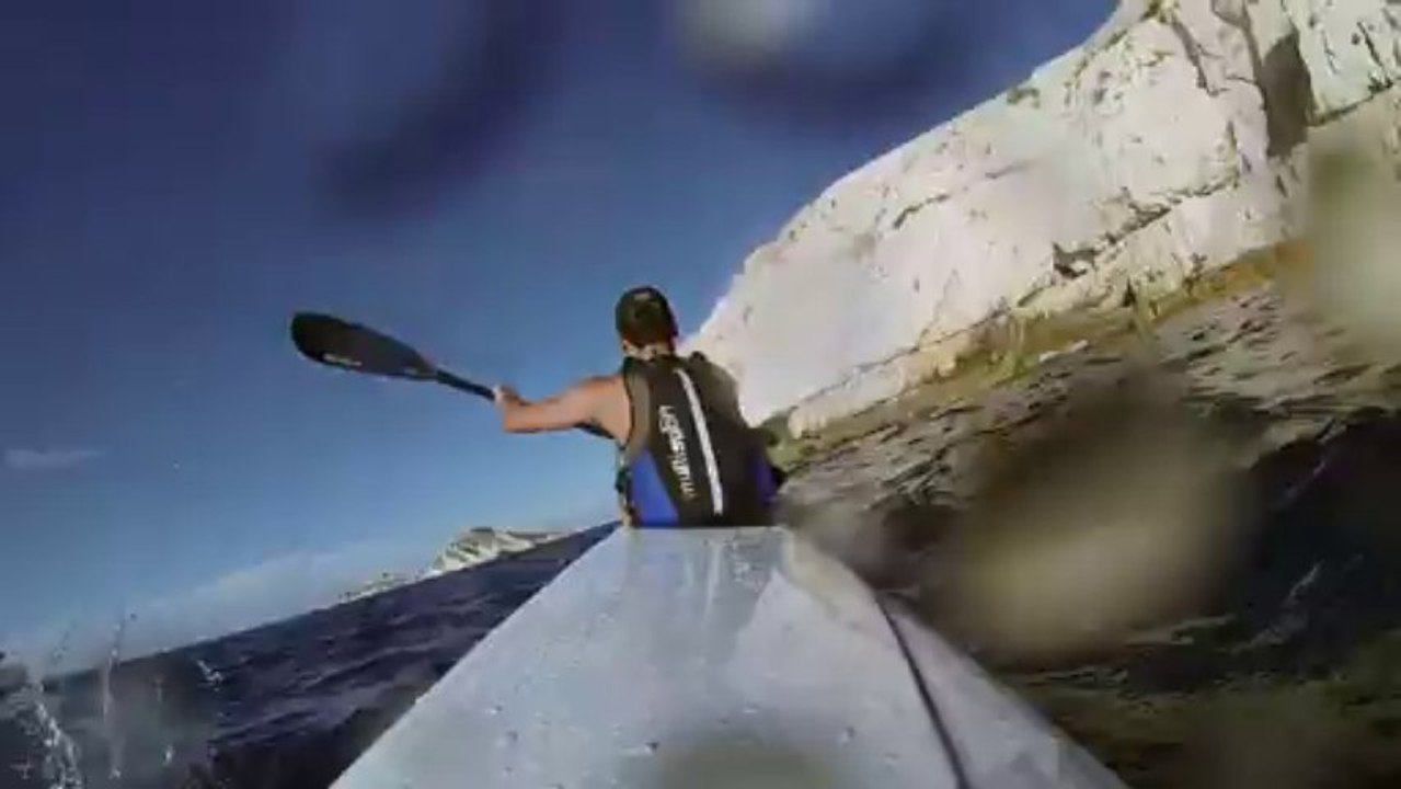 Surfski (downwind) 6 oct 2013