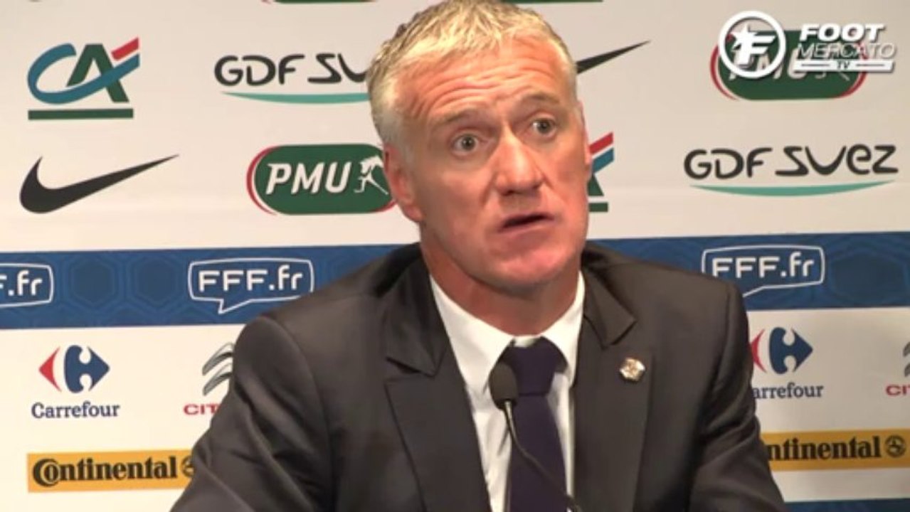 EdF : Deschamps parle de Nasri et Valbuena