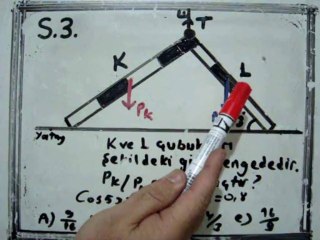DRC. DER. YGS-2  FİZİK SORU - 3  VİDEO  ÇÖZÜMÜ