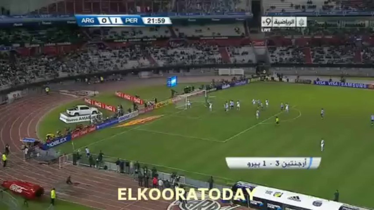 Argentina 3-1 Peru  ALL GOALS