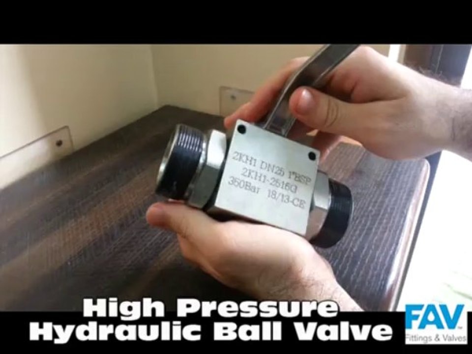 CS High Pressure Hydraulic ball Valve