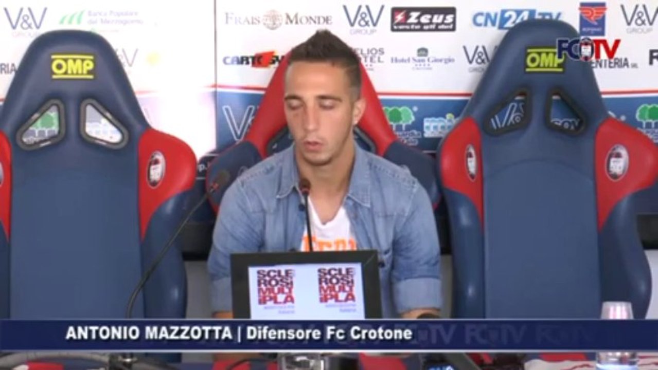 Sala Stampa, Antonio Mazzotta in conferenza