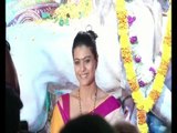 Kajol attends Durga Puja with cousins