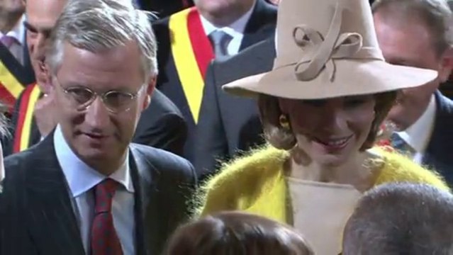 Joyeuse entrée - Le roi Philippe et la reine Mathilde à Liège