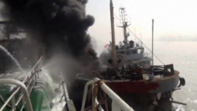 At least seven killed as oil tanker explodes in China