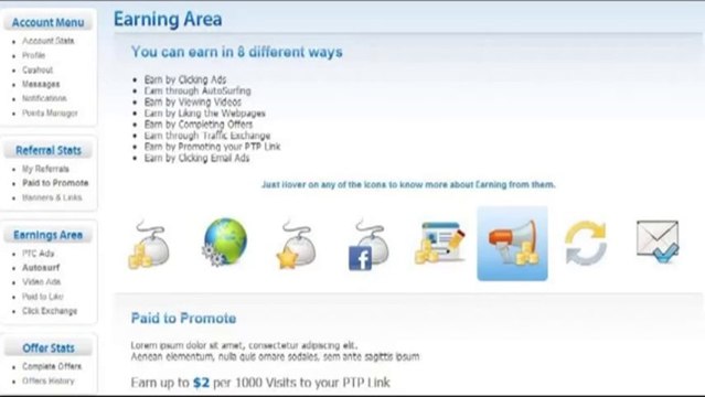CashnHits Best Paying Paid To Click (PTC) Site that Features an Auto Surf Program